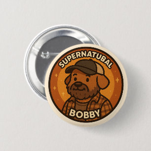 Supernatural Dog - Bobby Button