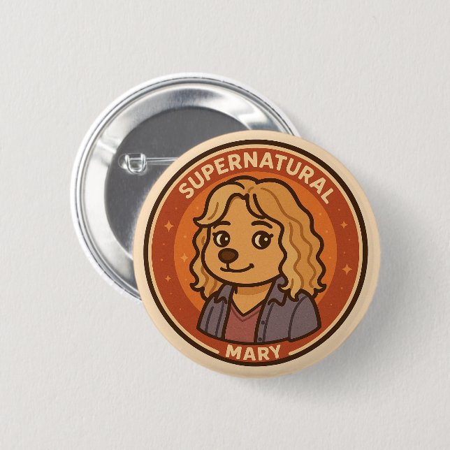 Supernatural Dog - Mary Button (Vorne & Hinten)