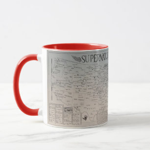 Supernatural Fan Art Tasse gezeichnet