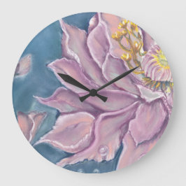 Supernatural Flower Große Wanduhr
