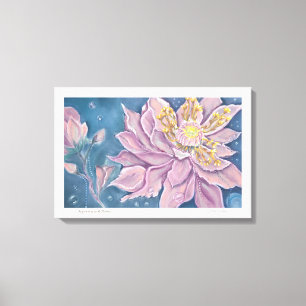 Supernatural Flower Leinwanddruck