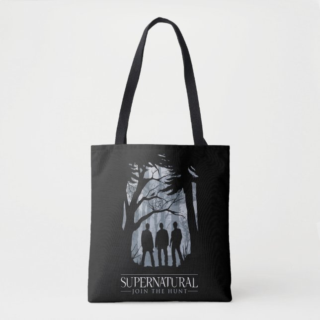 Supernatural Forest Silhouette Graphic Tasche (Vorderseite)