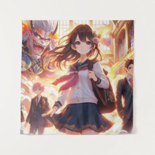 Supernatural Hina: School of Shadows Wandteppich