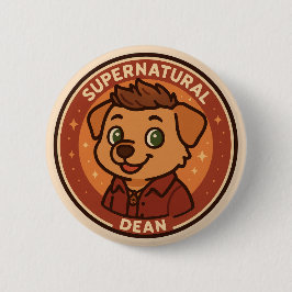 Supernatural Hund - Dean Button
