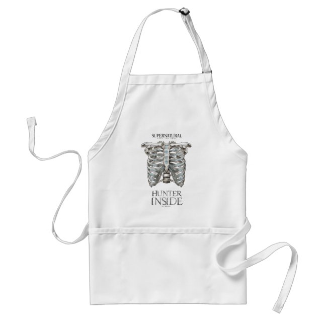 Supernatural "Hunter Inside" Ribcage Graphic Schürze (Vorne)