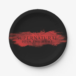 Supernatural "Join the Hunt" Red Splash Pappteller