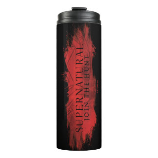 Supernatural "Join the Hunt" Red Splash Thermosbecher