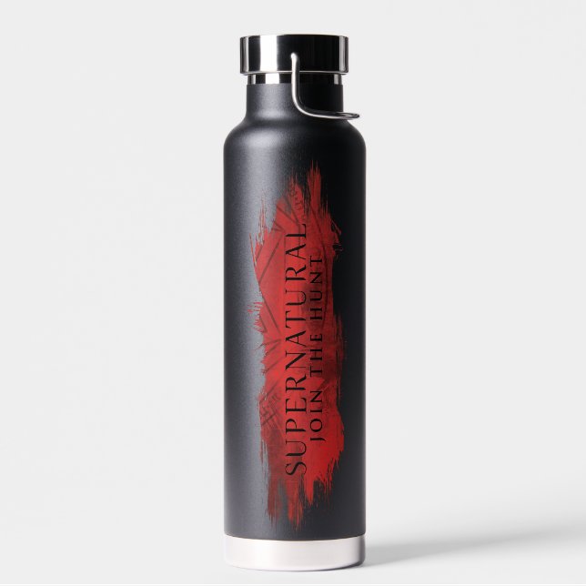 Supernatural "Join the Hunt" Red Splash Trinkflasche (Links)
