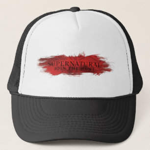 Supernatural "Join the Hunt" Red Splash Truckerkappe