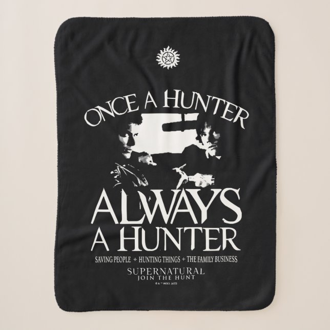 Supernatural "Once a Junter, Always a Hunter" Sherpadecke (Vorderseite)