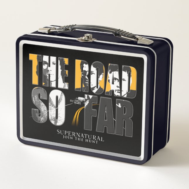 Supernatural "The Road So far" Metall Brotdose (Vorderseite)