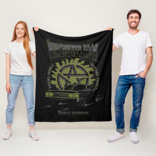 Supernatural "The Winchester Bros" Car Graphic Fleecedecke