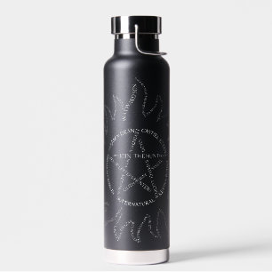 Supernatural Typografie Pentagramm Trinkflasche