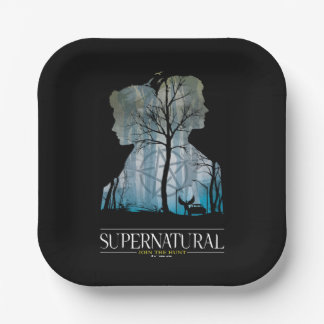 Supernatural Winchester Bros Forest Graphic Pappteller