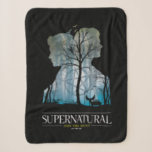 Supernatural Winchester Bros Forest Graphic Sherpadecke