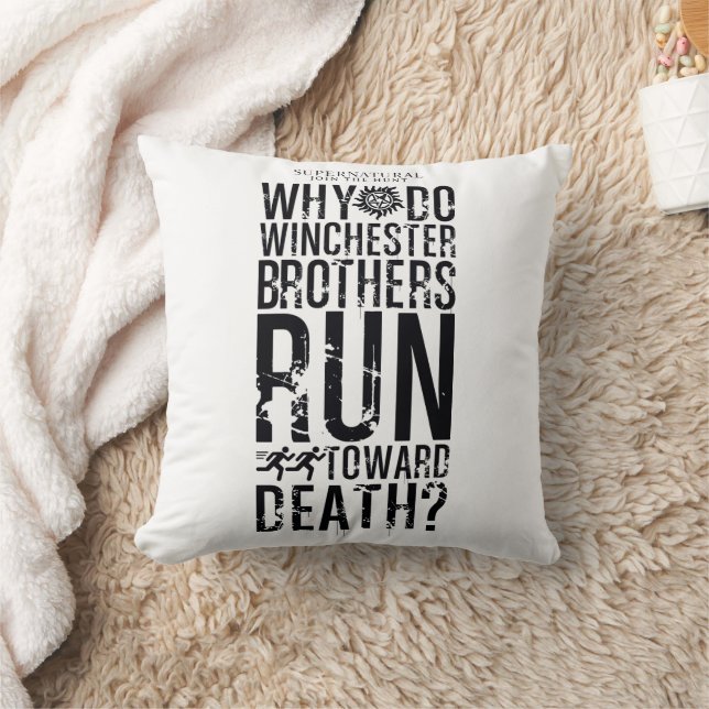 Supernatural Winchester Brothers Quote Kissen (Decke)
