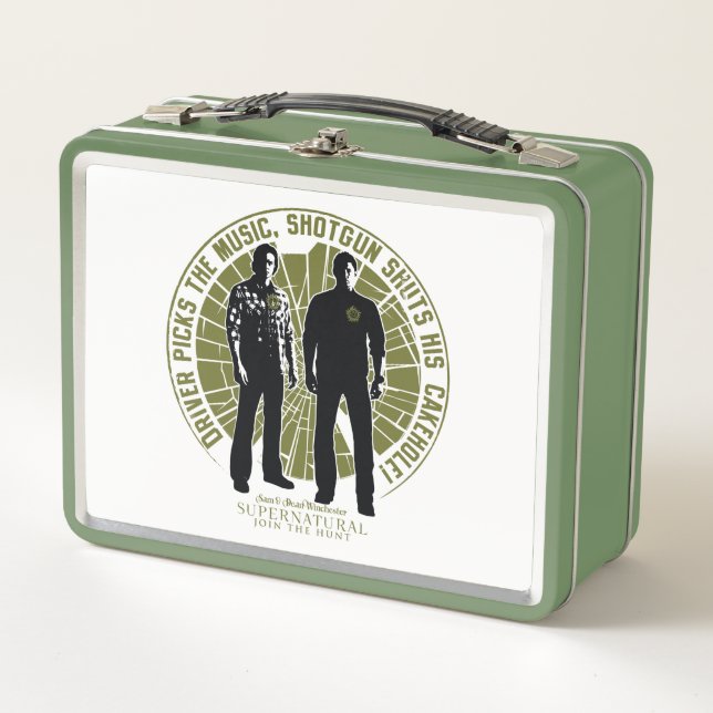 Supernatural Winchester Brothers "Shotgun" Metall Brotdose (Vorderseite)
