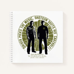 Supernatural Winchester Brothers "Shotgun" Notizbuch