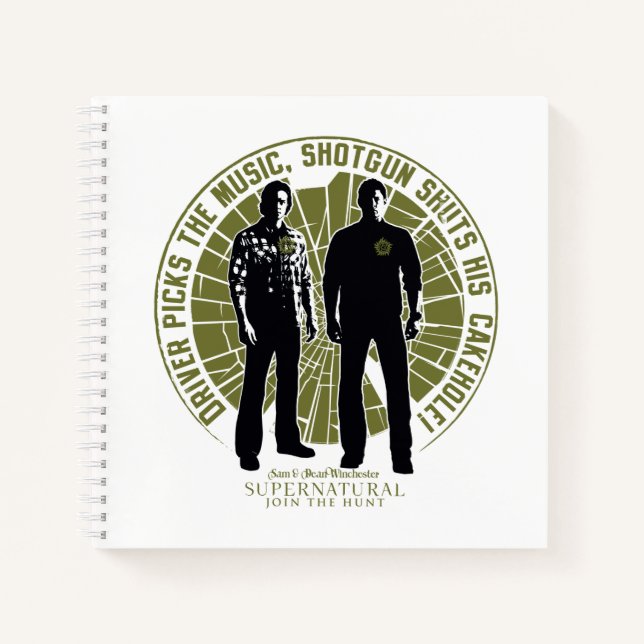 Supernatural Winchester Brothers "Shotgun" Notizbuch (Vorderseite)