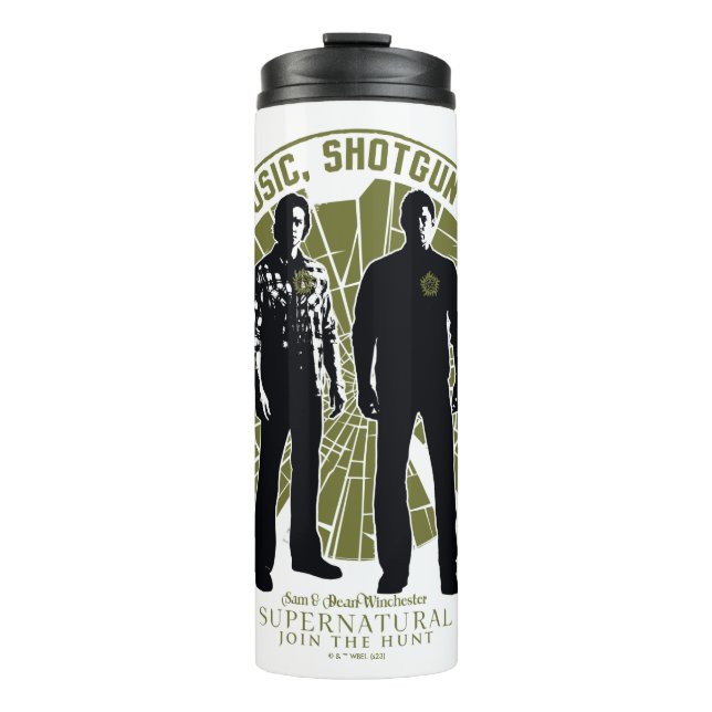 Supernatural Winchester Brothers "Shotgun" Thermosbecher (Vorderseite)