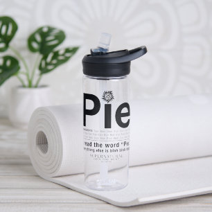 Supernatürliches "Pie"-Zitat Trinkflasche