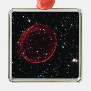 Supernova-Blase Ornament Aus Metall