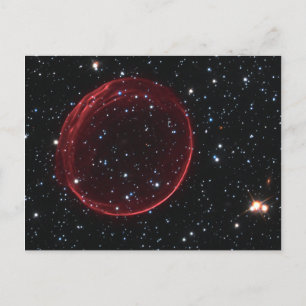 Supernova-Blase Postkarte