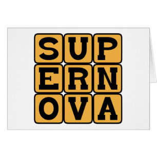 Supernova, explosion stellaire