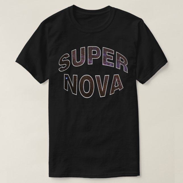 Supernova für Weltraumreisende T-Shirt (Design vorne)
