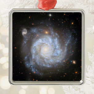 Supernova-reiche Spiralgalaxie NGC 1309 Ornament Aus Metall
