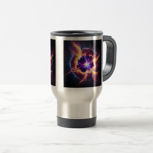 Supernova Reise/Pendlerfahrten, 15 oz Reisebecher (VorderseiteRechts)