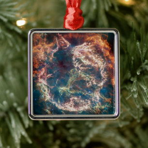 Supernova Remnant Cassiopeia A. Ornament Aus Metall