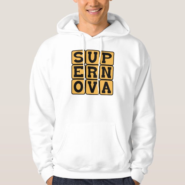 Supernova, Stellarexplosion Hoodie (Vorderseite)