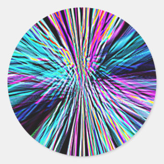 Supernova von Robert S. Lee neu erschaffen Runder Aufkleber