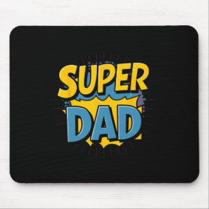 Superpapa Lustiges Superheld Papa Design Kostüm fü Mousepad