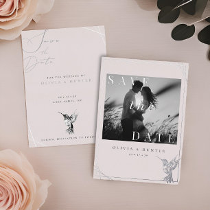 Superposition de photo pour faire-part de mariage