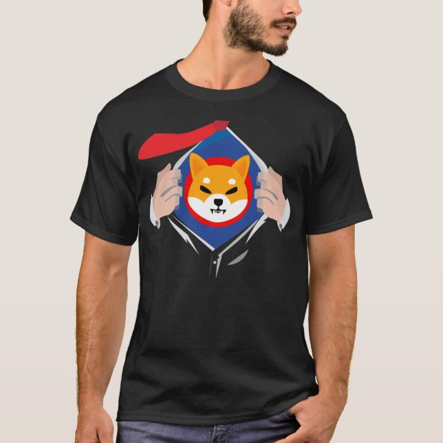 Superpropulsé par Shiba Inu ! T-shirt (Devant)