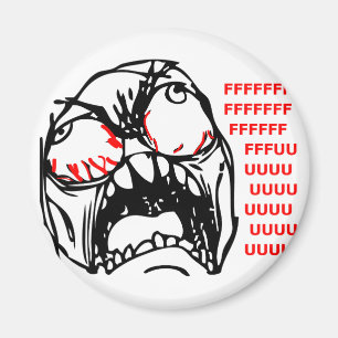 Superrasereigesicht meme rofl magnet