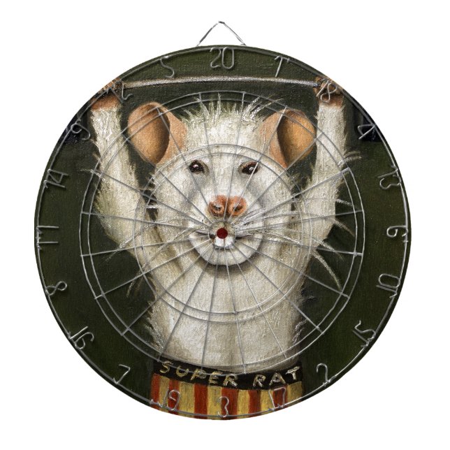 Superratte Dartscheibe (vorne)