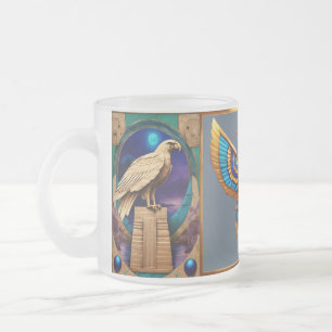 Superrealismus Ägyptische Adler-Tasse Mattglastasse