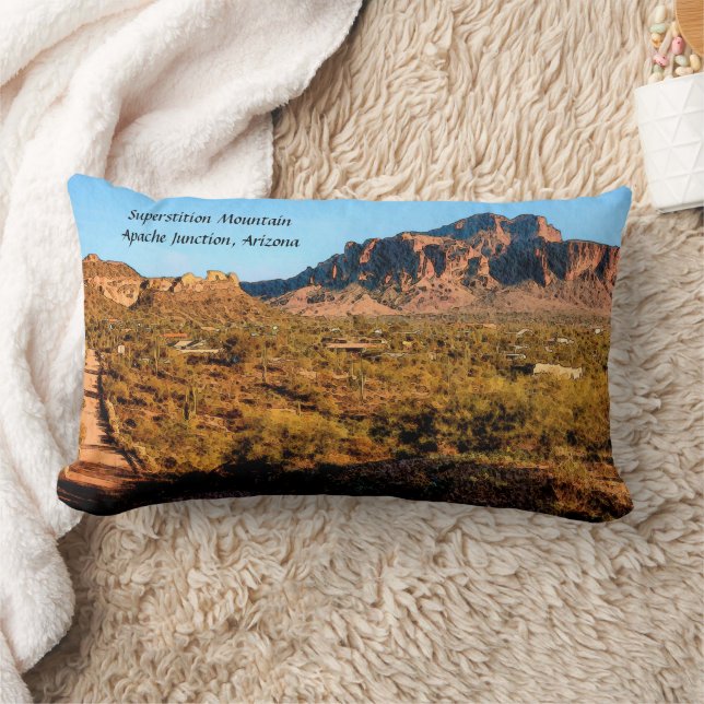 Supersberg Arizona Wüstenstrasse Lendenkissen (Decke)