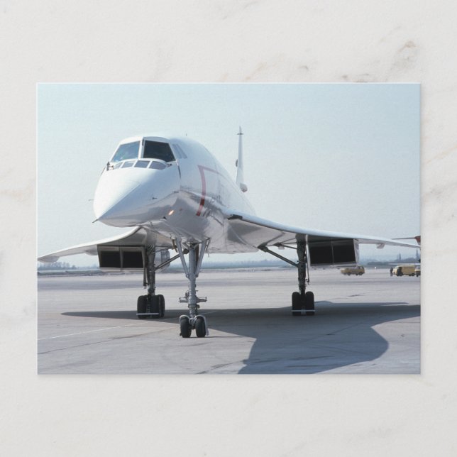 Supersonic Concorde Postkarte (Vorderseite)