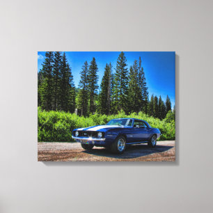 Supersport Chevy Camaro mit 1969 SS Leinwanddruck