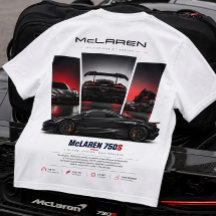 Supersportwagen-Grafik-T-Shirt