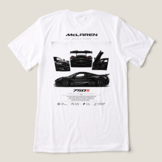Supersportwagen-Grafikdruck Tri-Blend Shirt