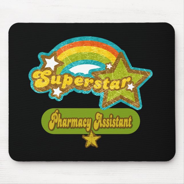 Superstar Apothekenassistent Mousepad (Vorne)
