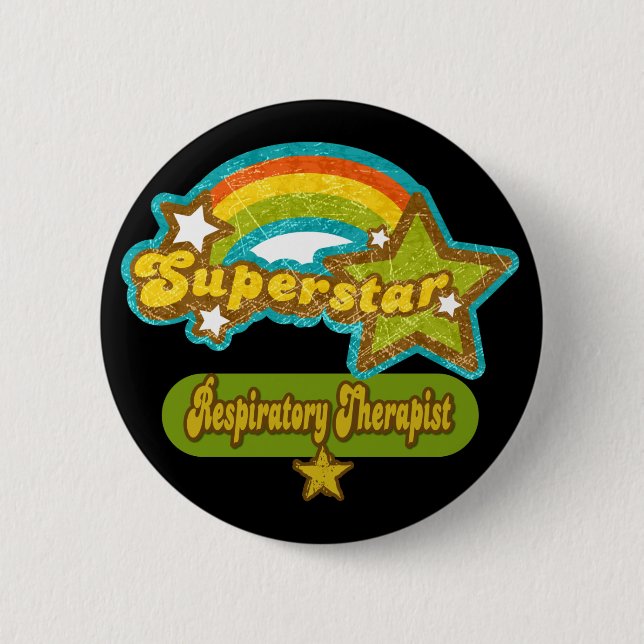 Superstar-Atmungstherapeut Button (Vorderseite)