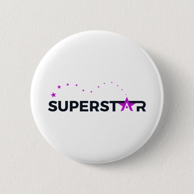 Superstar Bouncing Pink Button (Vorderseite)