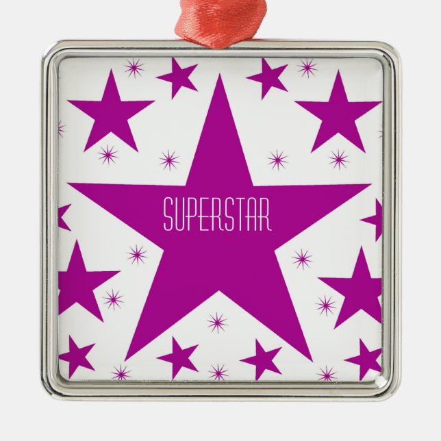 Superstar Collection Premium Square Ornament (Vorne)