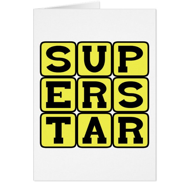 Superstar, extrem berühmt (Vorne)